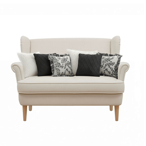 ชุดปลอกหมอนตกแต่ง SOGA 6 ชิ้น สีขาวเทา ลายดอกไม้แบบมีระบาย ผ้าถักลายเพชร สำหรับโซฟาห้องนั่งเล่น รุ่น Model - Product Image 1