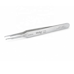 Pince à épiler à long bec 8140 en acier inoxydable, pointe angulaire à 45 degrés, anti-acide, antimagnétique, pour la fabrication de bijoux de haute qualité - Product Image 4