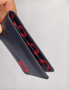 Portefeuille homme en cuir véritable de haute qualité avec doublure RFID, logo personnalisé, plusieurs emplacements pour cartes, fermeture courte pliable - Vente en gros directe usine OEM - Product Image 2