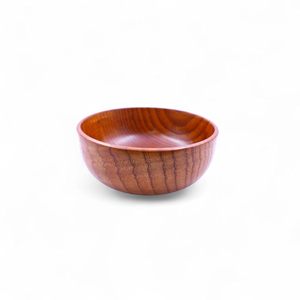Bol de service en bois artisanal naturel pour salade, cuisine, salle à manger, décoration intérieure - Product Image 6