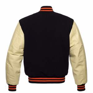 Chaqueta Varsity Stonefield Manufacturing - 100% Lana, con Capucha, Impermeable, Cuello Alto, Diseño de Parches, Unisex, Ropa de Calle, Ropa de Invierno - Product Image 2