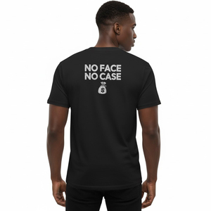 Camiseta Gráfica Negra sin Estampado para Hombre, Manga Corta, Cuello Redondo, Estilo Urbano - Product Image 3