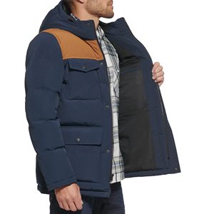 OEM Production Men's Thick Cotton <b>Hooded</b> Parka Supplier for Bulk Apparel Manufacturing 2026 - Product Image 1