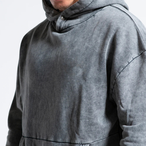 Sudadera con Capucha para Hombre, Corte Regular, Personalizable, Estilo Urbano, Vintage, Felpa Francesa, Algodón, Antiencogimiento - Product Image 4