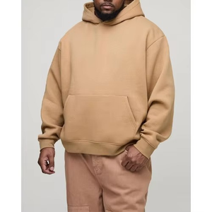 Nouveau Sweat à Capuche Brodé Sans Cordon Automne Hiver 2026 pour Homme, Manches Longues, Décontracté, Polyvalent, Style Urbain, 100% Coton, Séchage Rapide - Product Image 1