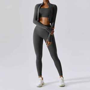Solid Color Activewear Yoga Set Halter Sports Bra Soft <b>Seamless</b> <b>Leggings</b> Women Workout Sets Gym Fitness Sets - Product Image 6