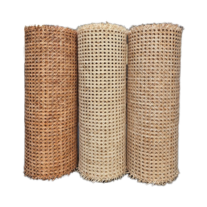 Paniers de rangement faits à la main en sangle de canne en rotin d'origine du Vietnam pour rouleaux tissés de meubles agricoles emballés - Product Image 1