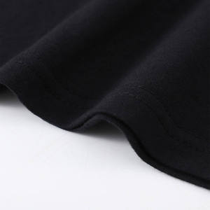 T-shirt noir pour homme de qualité supérieure, vente en gros, avec imprimé drapeau américain, manches courtes, col rond, jersey décontracté en coton, coupe classique, OEM ODM - Product Image 2