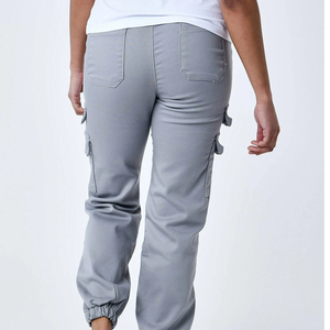 Pantalones Cargo de Otoño para Hombre, Peso Medio, Impermeables, Transpirables, Ecológicos, Diseño de Frente Plano, Servicio OEM - Product Image 3