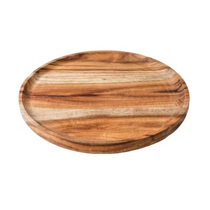 Bandeja de comida de madera de Acacia hecha a mano de alta calidad, vajilla Rectangular Vintage, plato ecológico para el hogar, cocina, té, herramientas de frutas - Product Image 1