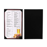 Kustom logo Restoran sampul kulit Folder Menu Binder