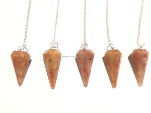 Péndulos de piedra solar al por mayor más vendidos, cristal de piedras preciosas para Feng Shui, Reiki metafísico, curación, energía divina, amor de radiestesia - Product Image 3