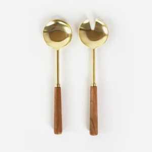 ช้อนและส้อมเสิร์ฟสลัดเรซิ่นสวยหรู สไตล์โมเดิร์น ตกแต่งสวยงาม งานแฮนด์เมดคุณภาพพรีเมียม เป็นมิตรกับสิ่งแวดล้อม ทนทาน เหมาะสำหรับงานเลี้ยง นำเข้าจากต่างประเทศ - Product Image 2