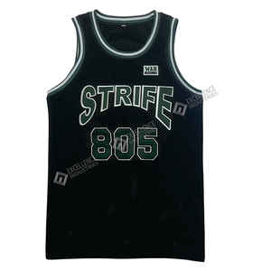 Maillot de basket-ball réversible personnalisé, respirant, avec nom et numéro personnalisés, taille plus, 100% polyester, unisexe, adultes, fabriqué au Pakistan - Product Image 2