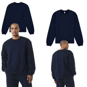 เสื้อสเวตเชิ้ตคอกลม BELLA + CANVAS รุ่นพรีเมียม ผ้าฟลีซ 100% คอตตอน ทรงปกติ ใส่สบายในฤดูหนาว พิมพ์ลายดิจิทัล เหมาะสำหรับใส่ทุกวัน - Product Image 4