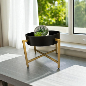 Soporte de Metal Rústico Hecho a Mano para Flores, Soporte Único de Hierro para Plantas de Interior, Decoración Minimalista para el Hogar, Jardín, Sala de Estar, Balcón - Product Image 6