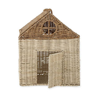 Casa de muñecas de bajo precio para niños pequeños, casa de muñecas de ratán natural de la más alta calidad, casas de muñecas al por mayor - Product Image 2