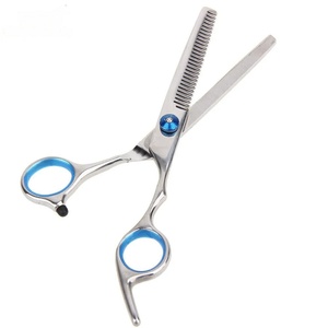 Tijeras de Peluquería Profesionales Duraderas de Acero Inoxidable 6CR13 con Punta Afilada, para Diestros, Mango Largo, 28 Dientes, para Salón de Belleza - Product Image 5
