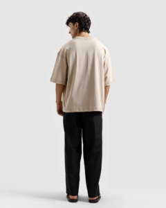 Camisetas Personalizadas para Hombre, Cuello Redondo, Lavado Ácido, Estilo Urbano, Corte Holgado, Estilo High Street - Product Image 2