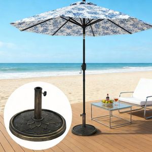 Ombrellone da Giardino con Struttura in Acciaio e Palo in Acciaio Inossidabile, Raggio di 3m - Product Image 3