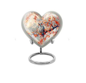 Urne commémorative en métal noir en forme de cœur de papillon, mini urne pour cendres de hommes et de femmes, urne commémorative en forme de papillon noir - Product Image 6