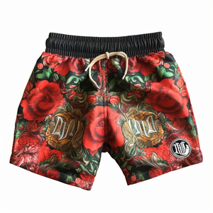 2026 <b>Men's</b> High Quality Custom Printed Satin Shorts Thai Boxing <b>Trunks</b> <b>for</b> MMA Fight and Muay Thai Martial Arts Wear - Product Image 1