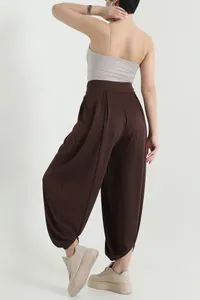 <b>Women's</b> Mid Waist Straight Pants Solid Color Regular Fit Full <b>Length</b> Canvas Waterproof Casual Style Winter Wear 100% Cotton - Product Image 3