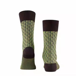 Crew <b>Socks</b> Blue Gray Navy Solid Color Knitted Breathable Quick Dry Casual Wear for Adults Men Polyester/Nylon Cuff - Product Image 3
