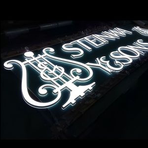 Thiết kế độc đáo hai mặt ánh sáng thư kinh doanh signage Backlit dẫn đăng ký cho cửa hàng đồ trang sức - Product Image 5