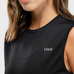 T-shirt décontracté pour femme / T-shirt sans manches moderne à coupe régulière, coupe décontractée, haut tendance à manches courtes - Product Image 3