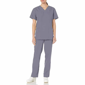 Tenues d'hôpital respirantes personnalisées avec logo, uniformes d'infirmière, vêtements de travail pour salon de beauté et dentaire, ensemble de blouses médicales pour hommes et femmes - Product Image 1