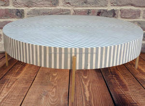 โต๊ะกาแฟฝังกระดูกงานฝีมือที่เป็นเอกลักษณ์ของตกแต่งบ้านที่หรูหราสำหรับการตกแต่งภายใน - Product Image 2