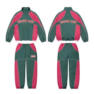 Conjunto de Chaqueta Cortavientos Personalizada de Alta Calidad, Conjunto de Dos Piezas con Cremallera, Traje Deportivo Ligero - Product Image 4