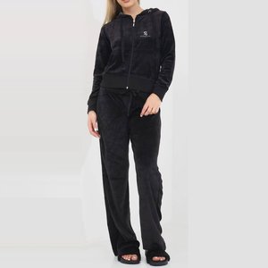 Conjunto Deportivo de Felpa de Algodón para Mujer, Talla Grande, Sudadera con Capucha y Pantalones Largos, Bolsillos Laterales, Ropa Casual de Invierno 2026 - Product Image 2
