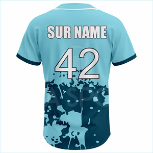 OEM Custom 100% Polyester Baseball Uniform Set Quick Dry Breathable Jersey Sublimation Team Sportswear Summer Letter Wholesale - Product Image 3