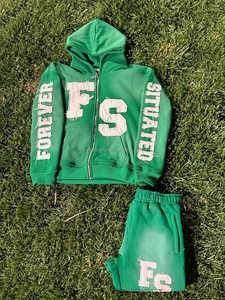 Chándal OEM personalizado para hombre de alta calidad 100% para hombre 80% Algodón 20% poliéster y 320gsm a 400gsm - Product Image 3