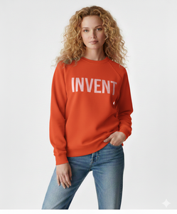 Custom logo Letter Fall New Women Reversible Mock Neck Sweatshirt Oversized Long Sleeve Pullover Sweatshirt Manufacturer - Product Image 5