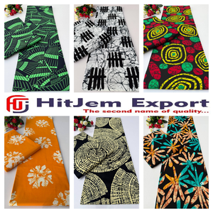 Tela de Algodón 100% Ankara con Estampado Africano de Primera Calidad, Fabricación Textil Personalizada, Proveedor Mayorista de Telas para Ropa - Product Image 3