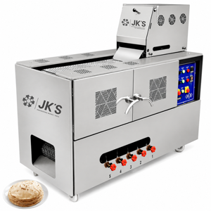 เครื่องทำโรตีเชิงพาณิชย์ JK'S 440V สแตนเลส ผลิตได้ 1050 ชิ้น/ชม. อุปกรณ์เบเกอรี่ ผลิตในอินเดีย รับประกัน 1 ปี - Product Image 1