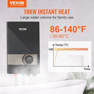 ETL elencato 18kw scaldabagno elettrico senza serbatoio caldaia istantanea Display digitale della temperatura 24 ore su 24 per la cucina - Product Image 2