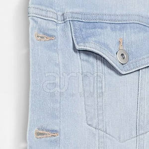 Servicios OEM, Chaqueta de Mezclilla para Hombre de Diseño Personalizado de Alta Calidad, Chaqueta de Mezclilla Transpirable de Nuevo Diseño para Invierno - Product Image 6