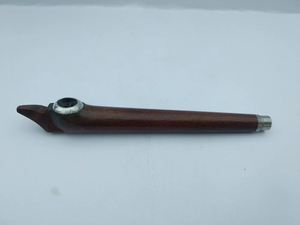 FAIZA CRAFT FC-8084 Pipa de Fumar de Tabaco de Madera Natural de Palisandro con Acabado Lacado, Estilo Clásico Vintage de Lujo, Tipo Recto, con Filtro - Product Image 2