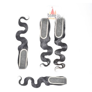 Extensions de cheveux humains indiens 2*6 HD Closure, couleur naturelle noire, non traités chimiquement, pour tresses féminines - Product Image 5