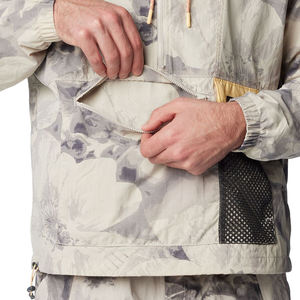 Custom <b>Men's</b> Floral <b>Camo</b> Half Zip Anorak Hooded <b>Jacket</b> Lightweight Breathable Outdoor Windbreaker Pullover Utility Streetwear - Product Image 5