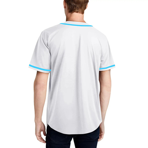 Maillot de baseball personnalisé d'usine, uniforme à séchage rapide, maillot de baseball pas cher, t-shirt de baseball personnalisé pour l'extérieur, impression sur mesure 2026 - Product Image 3