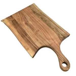 Handcrafted Live <b>Edge</b> Wood Serving Board Turquoise Epoxy River Inlay Charcuterie Platter Walnut Cheese Tray Kitchen Food Board - Product Image 2