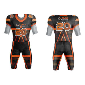 Premium American Football Teamwear Uniform Custom Logo Color 100% Polyester Moisture Wicking Sportswear Factory Pakistan - Product Image 6