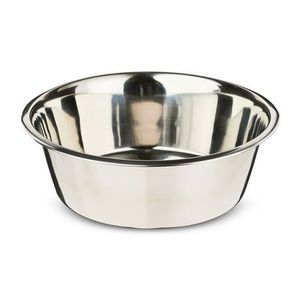 ชามน้ำและอาหารสุนัขสแตนเลสขอบเรียบ วัสดุปลอดภัย ทนทาน ใช้ได้ทุกวัน - Product Image 3
