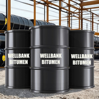 WELLBANK Bitume d'asphalte oxydé de pétrole, liant pour la construction routière, grade 85/100, point d'éclair 232, teneur en 99,5 %, 1050