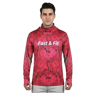 Sudadera con Capucha para Pesca, Sublimada, de Poliéster, de Secado Rápido, Personalizada, Ligera, con Protección Solar y Manga Larga, para Senderismo y Pesca al Aire Libre - Product Image 1